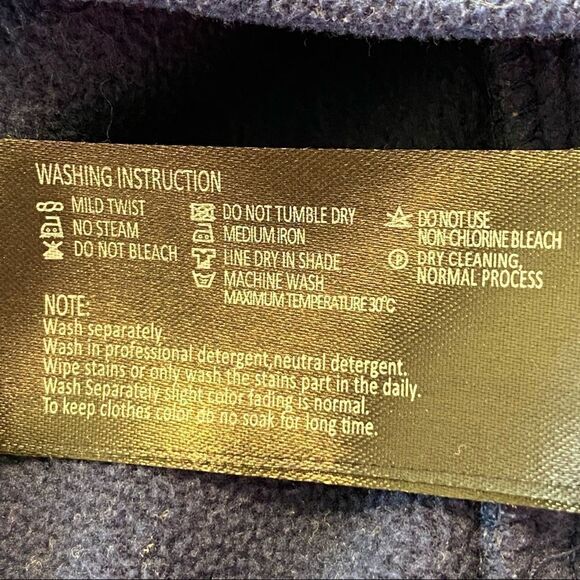 Wantdo Blue Fleece Front Zipper Vest Size Small - Picture 5 of 9